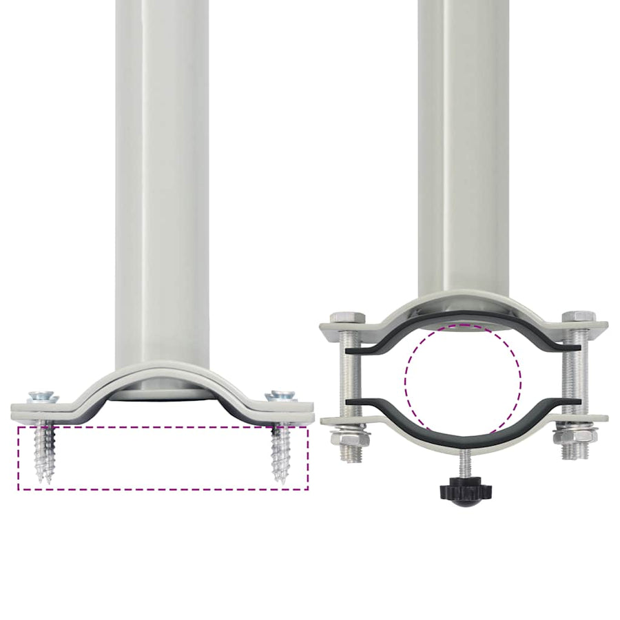 Patio Retractable Side Awning 120 x 300 cm Cream