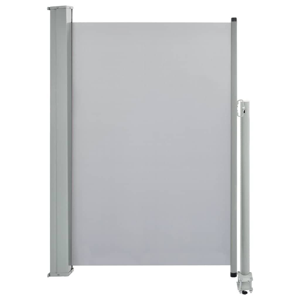 Patio Retractable Side Awning 120 x 300 cm Grey