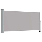 Patio Retractable Side Awning 120 x 300 cm Grey