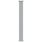 Patio Retractable Side Awning 120 x 300 cm Grey