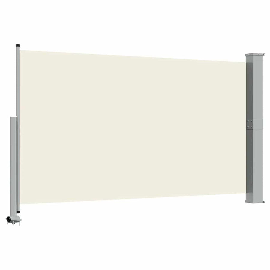 Patio Retractable Side Awning 140 x 300 cm Cream