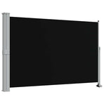 Patio Retractable Side Awning 160 x 300 cm Black