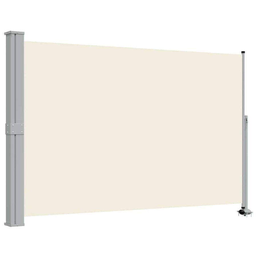 Patio Retractable Side Awning 160 x 300 cm Cream