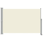 Patio Retractable Side Awning 160 x 300 cm Cream