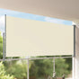 Patio Retractable Side Awning 160 x 300 cm Cream