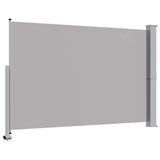 Patio Retractable Side Awning 160 x 300 cm Grey