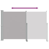 Patio Retractable Side Awning 160 x 300 cm Grey