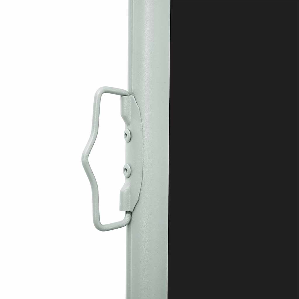 Retractable Side Awning 140 x 314 cm Black