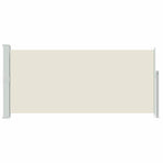 Retractable Side Awning 140 x 314 cm Cream