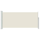 Retractable Side Awning 140 x 300 cm Cream
