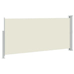 Retractable Side Awning 140 x 314 cm Cream