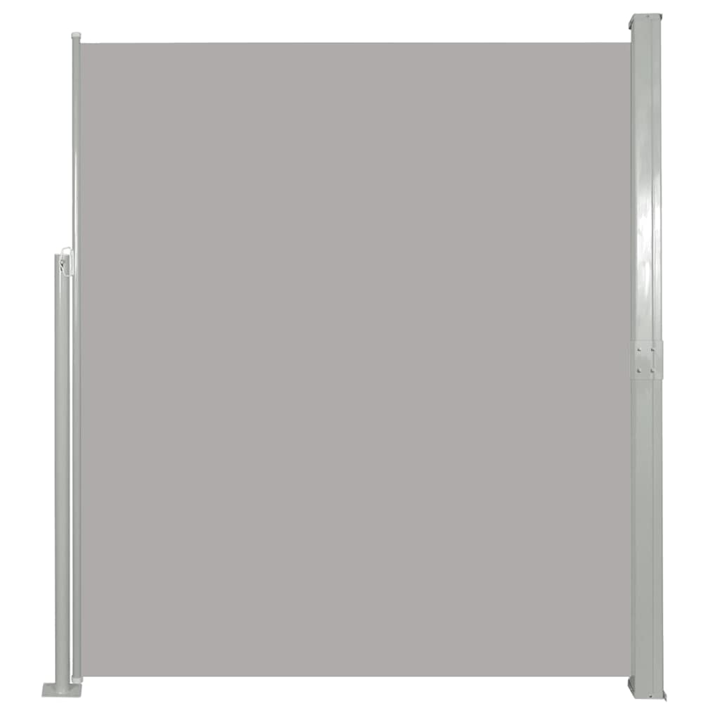 Retractable Side Awning 140 x 300 cm Grey