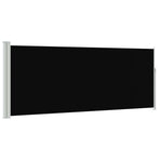 Retractable Side Awning 117x314 cm Black
