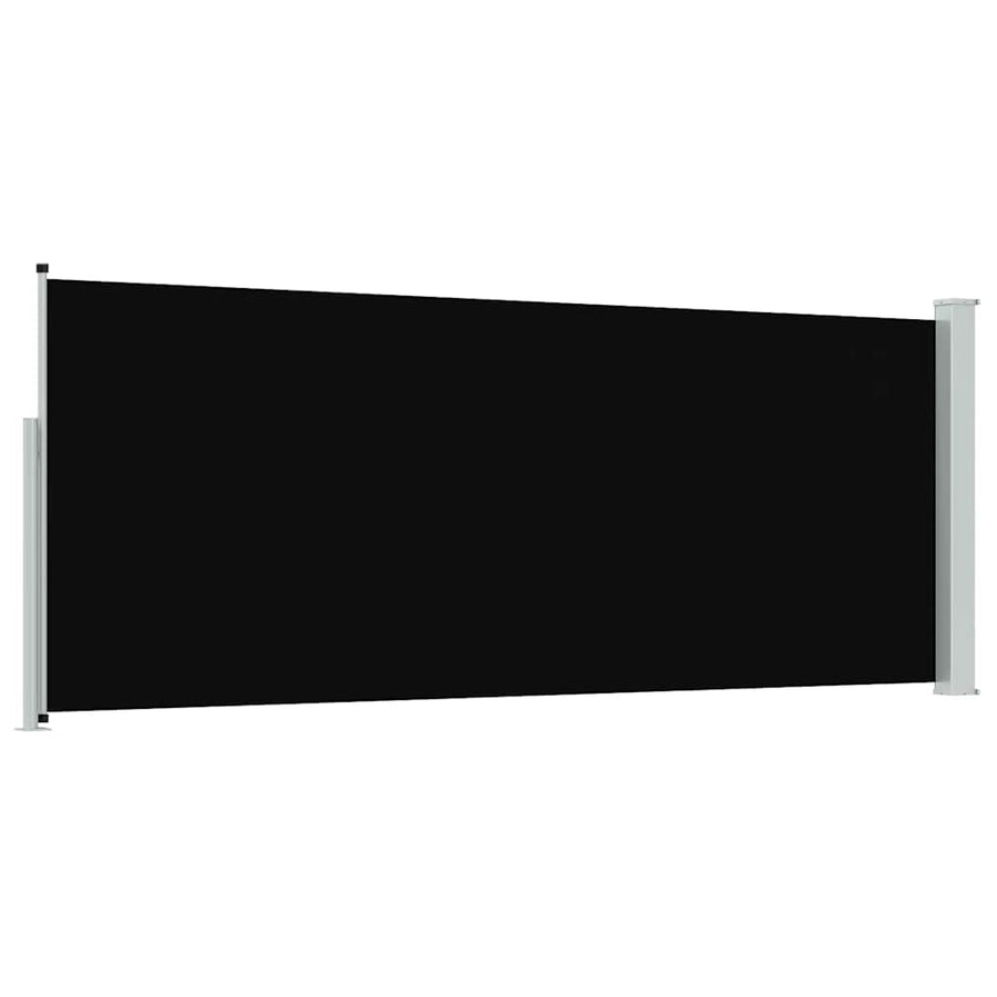 Retractable Side Awning 117x314 cm Black