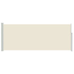 Retractable Side Awning 117x314 cm Cream