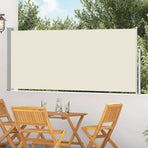 Retractable Side Awning 117x314 cm Cream