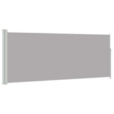 Retractable Side Awning 117x314 cm Grey