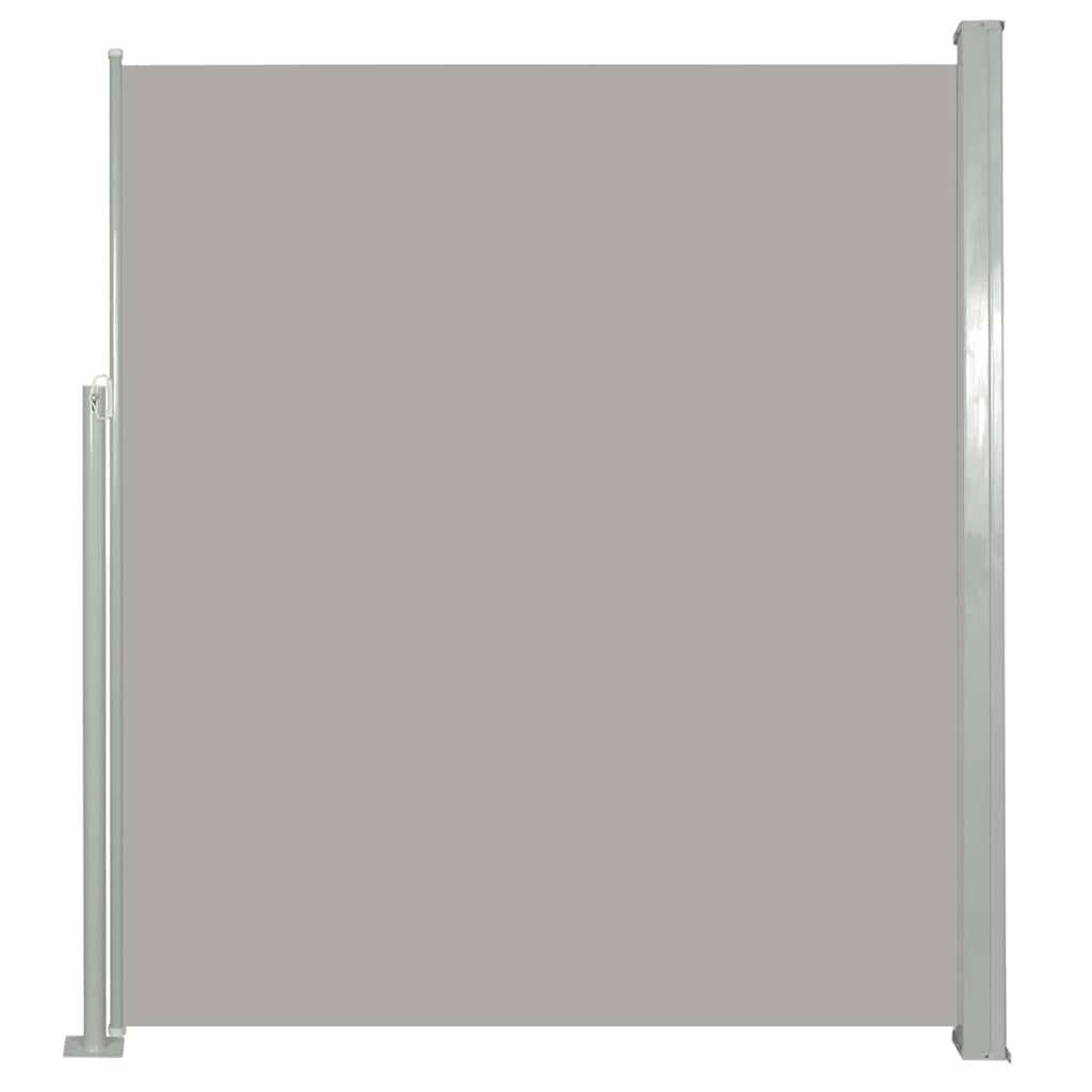 Retractable Side Awning 120 x 300 cm Grey