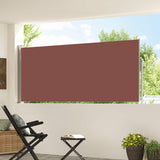 Retractable Side Awning 117x314 cm Brown