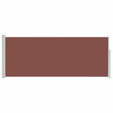 Retractable Side Awning 117x314 cm Brown