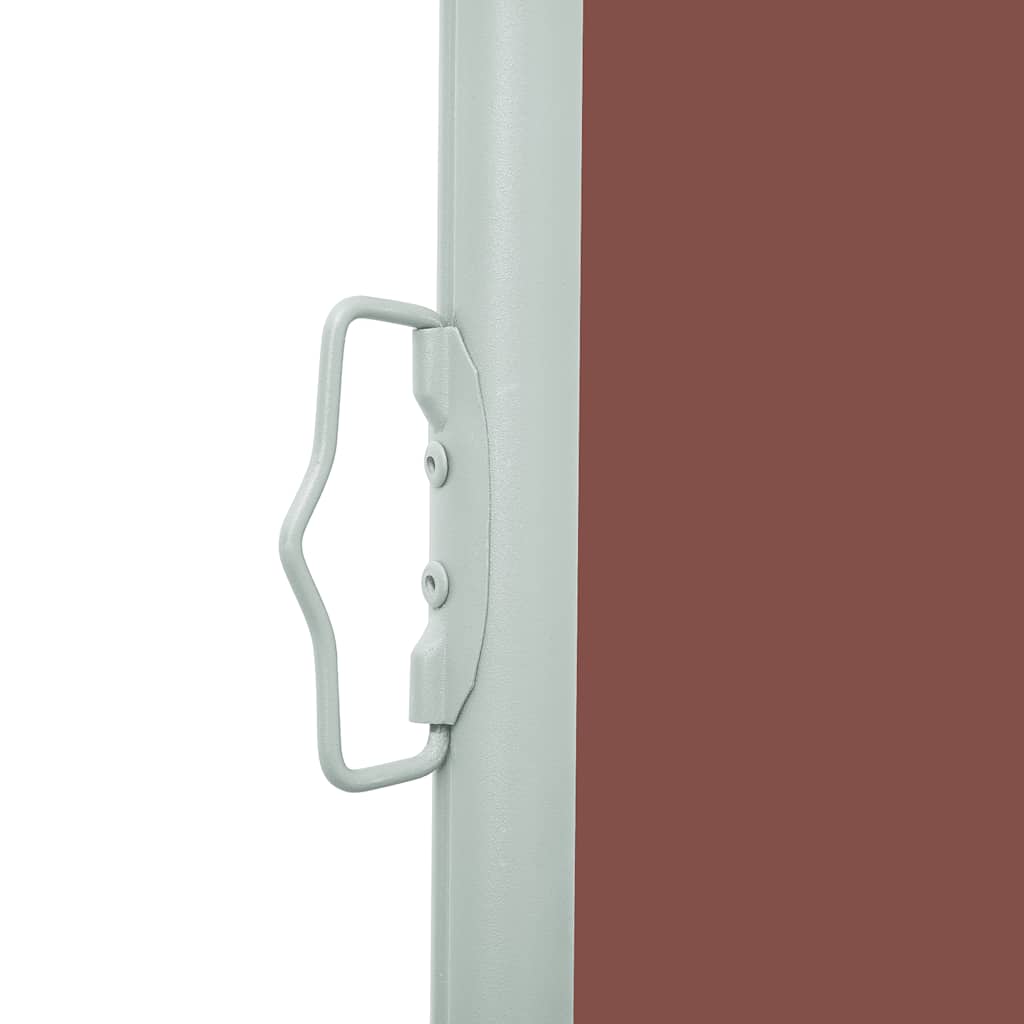 Retractable Side Awning 117x314 cm Brown
