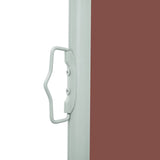 Retractable Side Awning 117x314 cm Brown