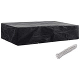 Garden Sunlounger Cover 8 Eyelets 218x77x55 cm - Front View