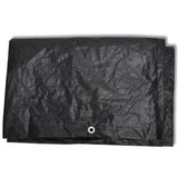 Garden Furniture Cover 8 Eyelets 122x112x98 cm - Top-Down View