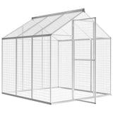 Outdoor Aviary Aluminium 183x178x194 cm - Side View