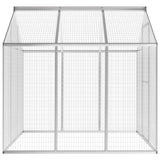 Outdoor Aviary Aluminium 183x178x194 cm - Top-Down View