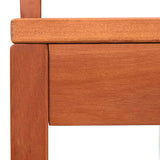 Garden Bench 137 cm Solid Eucalyptus Wood - 45-Degree Angle