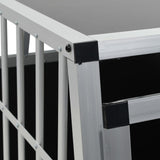 Dog Cage with Single Door 65x91x69.5 cm - Low Angle