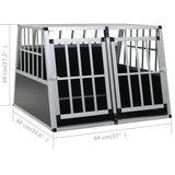 Dog Cage with Double Door 94x88x69 cm - Extra Image