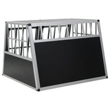 Dog Cage with Double Door 94x88x69 cm - 45-Degree Angle