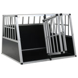 Dog Cage with Double Door 94x88x69 cm - Rear View