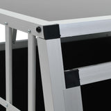 Dog Cage with Double Door 94x88x69 cm - Low Angle