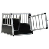 Dog Cage with Single Door 54x69x50 cm - Rear View