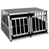 Dog Cage with Double Door 89x69x50 cm - Front View