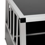 Dog Cage with Double Door 89x69x50 cm - Low Angle