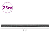 Weed & Root Control Mat PP 2x25 m Black - 45-Degree Angle