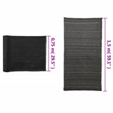 Privacy Net HDPE 1.5x25 m Black