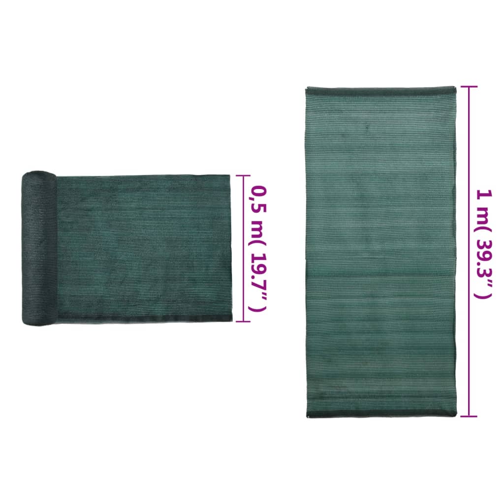 Privacy Net HDPE 1x50 m Green