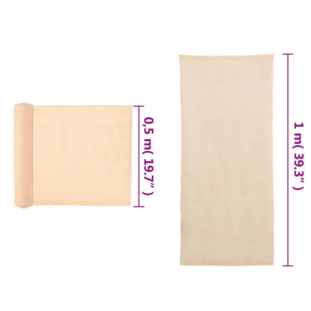 Privacy Net HDPE 1x10 m Beige
