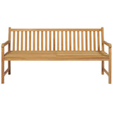 Garden Bench 180 cm Solid Teak - Front View