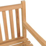 Garden Bench 180 cm Solid Teak - Top-Down View