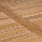 Garden Table 80x80x77 cm Solid Teak Wood