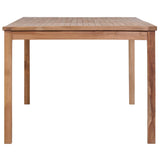 Garden Table 200x100x77 cm Solid Teak Wood - Side View