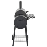 Classic Charcoal BBQ Offset Smoker - Side View