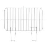 Charcoal BBQ Stand with Wheels - Close-Up Angle