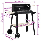 Charcoal BBQ Stand with Wheels - Extra Image